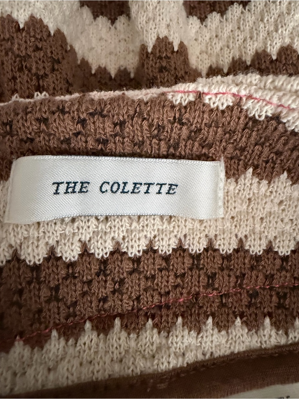 Anthropology Maeve Colette Cream and Brown Striped Knit Pants. New with tags!